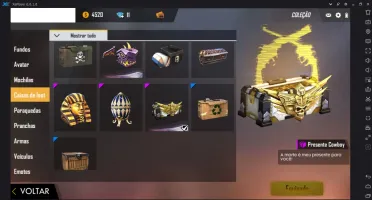 Conta de Free Fire Gemada - Diamante 2 - Mestre na s10