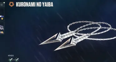 Conta ex diamante com faca e vandal kuronami