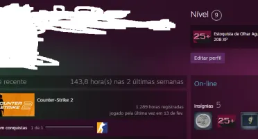 Conta Steam Cs2 Prime , Rust + 25 Jogos