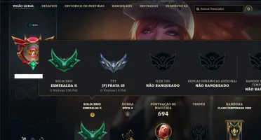 Esmeralda 2 com TODOS os champs e 264 Skins ( MID / TOP )