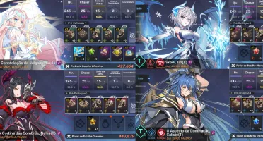 V>Conta Grand Chase Mobile Level 174 + Skins + 10k Gemas