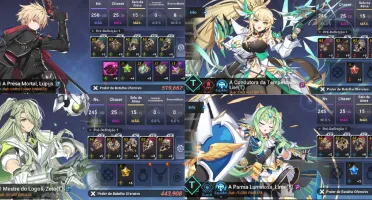 V>Conta Grand Chase Mobile Level 174 + Skins + 10k Gemas