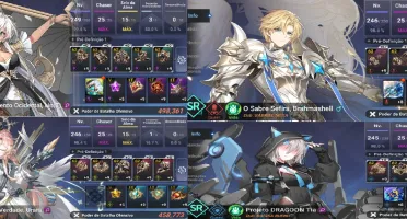 V>Conta Grand Chase Mobile Level 174 + Skins + 10k Gemas