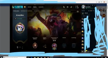 Conta de league of legends LOL