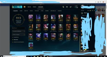 Conta de league of legends LOL