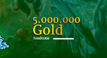 5.000.000 Gold - TIBIA - Hardcore PvP