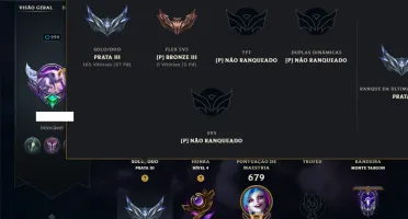 Prata 3 com TODOS os Champs e 181 Skins ( MAIN ADC )