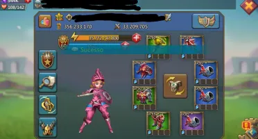 CONTA TRAP LORDS MOBILE 356M PODER 13M TROPAS 540K GEMAS