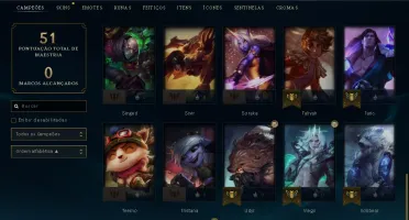 Conta lol Diamante 4 mmr d2