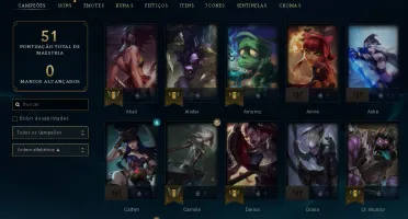 Conta lol Diamante 4 mmr d2