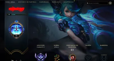 Conta lol Diamante 4 mmr d2
