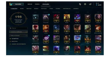 Conta Gold V, LV 60, 72 heróis  30 Skins