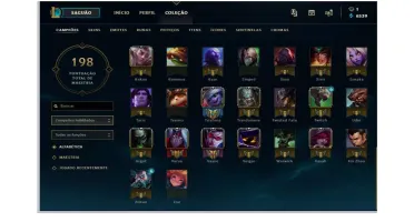 Conta Gold V, LV 60, 72 heróis  30 Skins