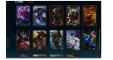 Conta Gold V, LV 60, 72 heróis  30 Skins