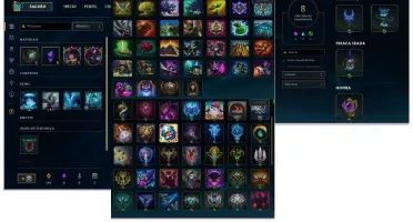 Conta Gold V, LV 60, 72 heróis  30 Skins