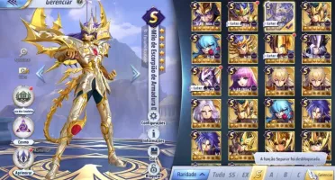 SAINT SEIYA AWAKENING - COM GEMAS AVANÇADAS E LIVROS
