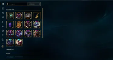 CONTA LOL DIAMANTE 4 21 SKINS 73 CHAMPS 17 BAUS NO ESPOLIO