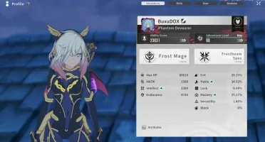 Conta Blue Protocol Frost Mage