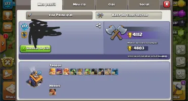 Clash of Clans CV12full com 21.000 gemas