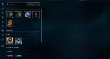 Conta league of legends smurf platina 4