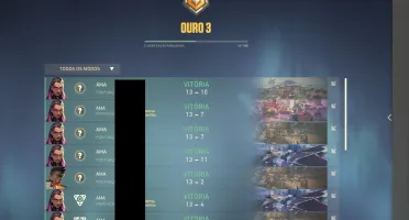 Conta Valorant Ouro 3 MMR Dima