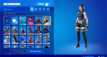 Conta Fortnite com skin Wonder, World Cup e Passe Season 3.
