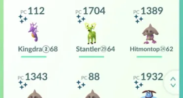 *Pokémon GO* Shinys