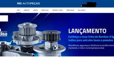 Site Sistema Auto Peças Loja Completo Instalado 2025