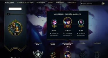 Conta Lol Prata 1 Caitlyn Pulsefire, Riot Kayle, Gragas noel