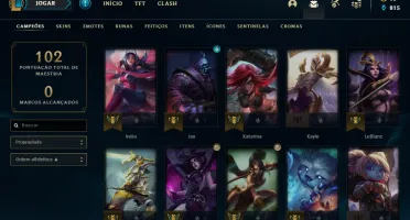 Conta Lol Prata 1 Caitlyn Pulsefire, Riot Kayle, Gragas noel