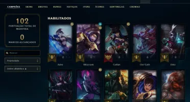 Conta Lol Prata 1 Caitlyn Pulsefire, Riot Kayle, Gragas noel