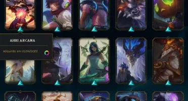 Conta League of Legends LVL 414, 213 skins (c/ skins ultimat