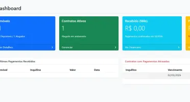 Script PHP Sistema de Controle de Aluguéis, Imóveis e Inquil