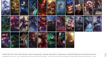 Conta unranked com 50 Champs e 31 Skins + 600 RP