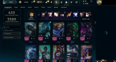 Conta LoL 1550 skins incluindo PAX TF e Kayle Juíza e outros