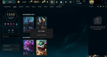 Conta LoL 1550 skins incluindo PAX TF e Kayle Juíza e outros