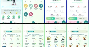 Pokémon GO Nível 38 | 17 Mewtwo + 2 Shiny |54 Lendários Pk27
