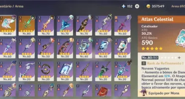 Conta ar47 com xiao+lança de jade