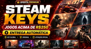 Steam Keys AAA Surpresa | Jogos Acima de R$250