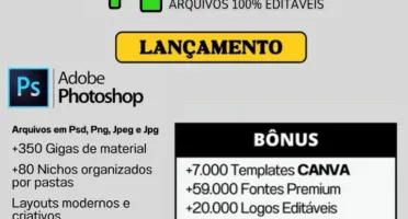Pack profissional de artes