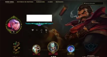 Conta platina com algumas skins