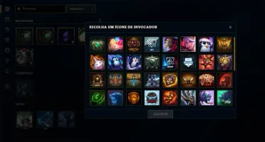 Conta platina com algumas skins