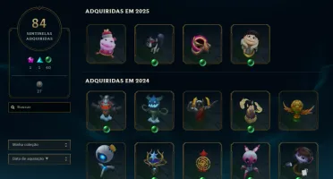 Conta League Of Legends + Valorant (1067 Skins)
