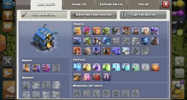 Coc Cv 12 Semi Full - Lvl 146 - Preço Baixo