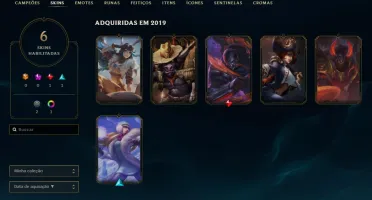 Conta Unranked lvl45