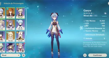 AR 48 NA - Ganyu + Childe + Keqing C1 + Arma 5