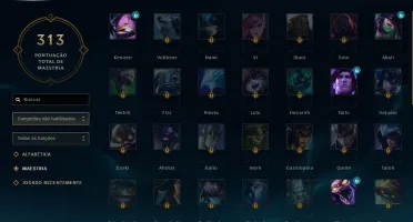 Conta Lol ex-Ouro 5