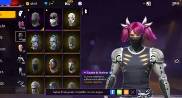 Conta free fire +15 passes e angelical