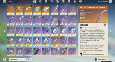 GENSHIN IMPACT - AR52, 13T5⭐Shogun + Bis, Navia + Bis,Zhong