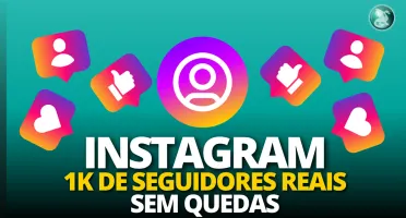 Seguidores REAIS No Instagram (Brasil e Global) - ONLINE 24H